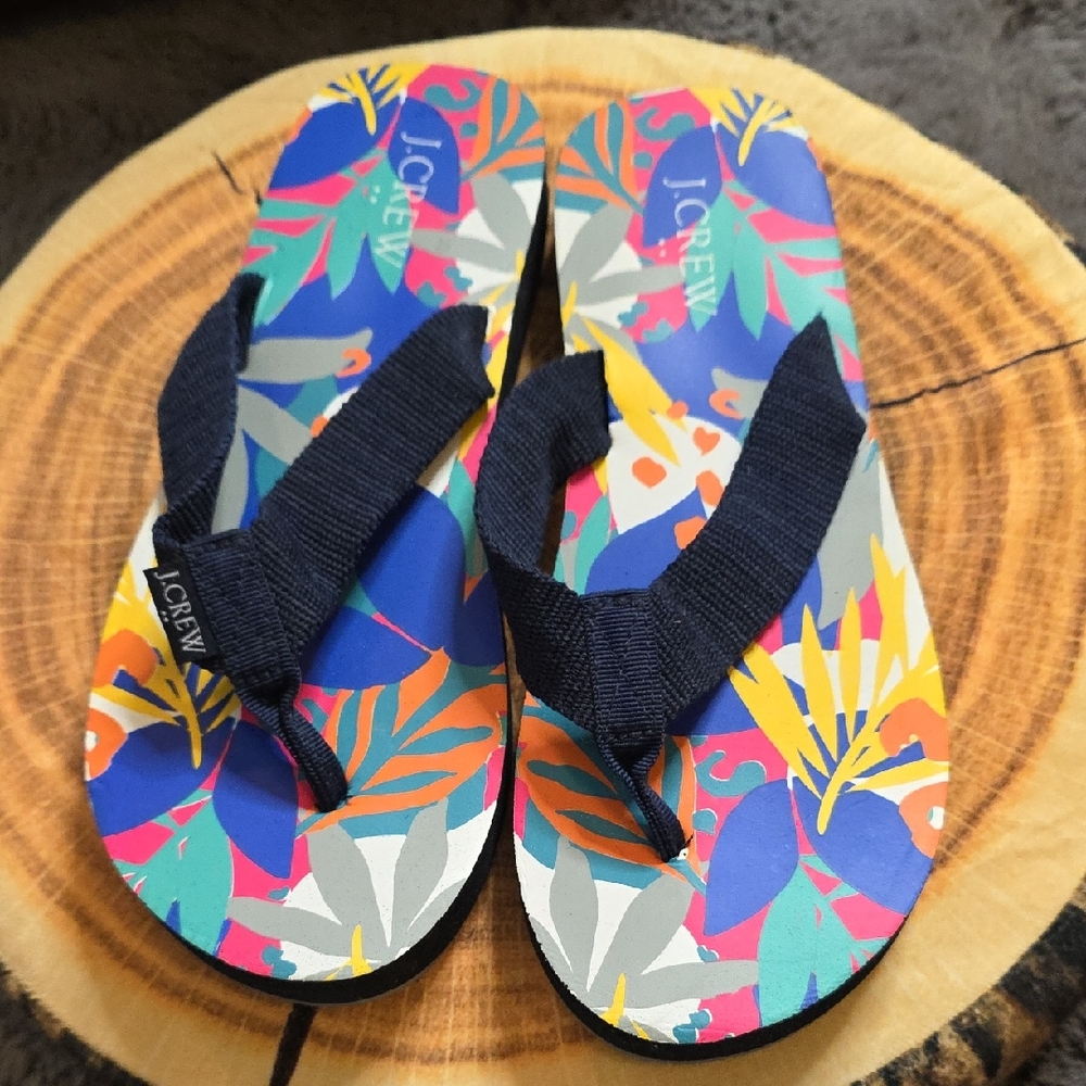 J. Crew Women's Multicolor Tropical Sandals
